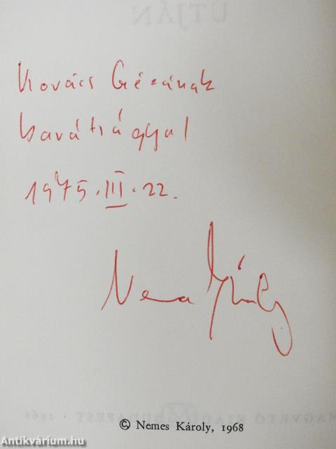 A filmművészet útján (dedikált példány)