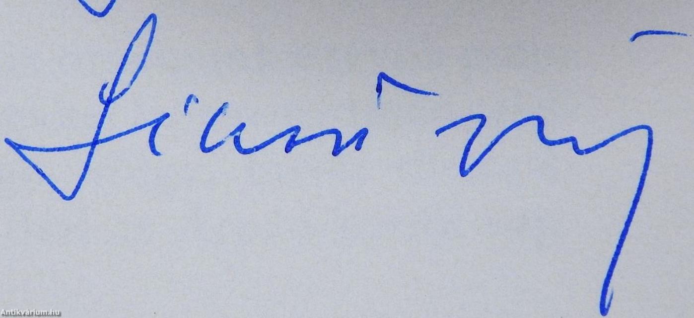 Hollóházi porcelán (dedikált példány)