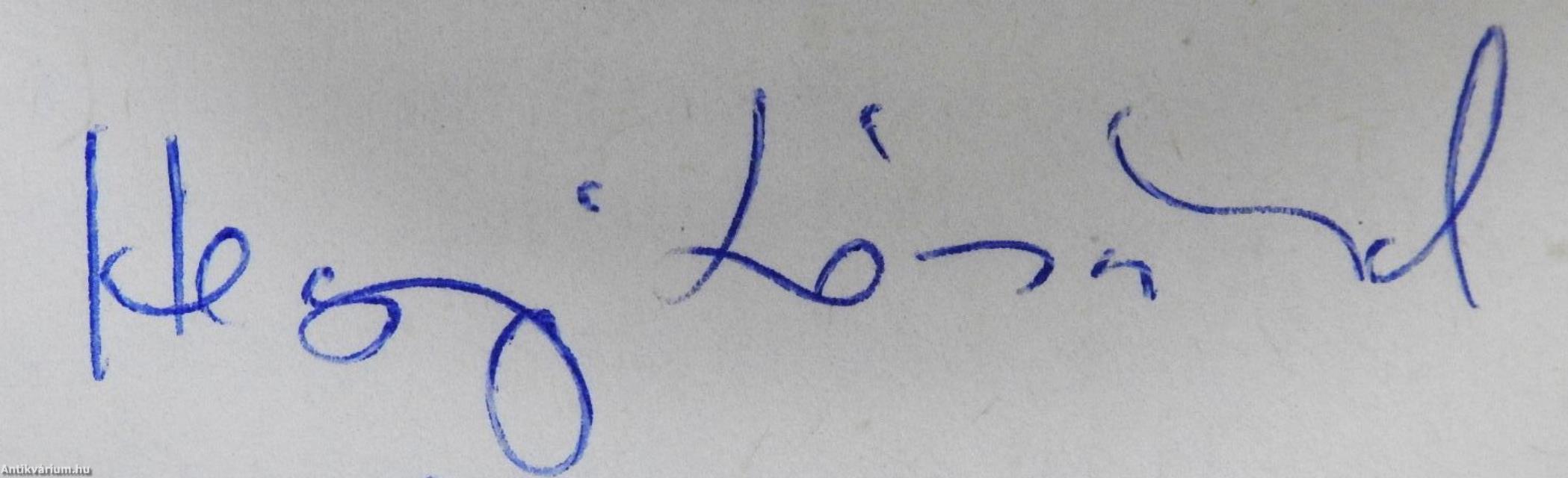 Új szenzibilitás (dedikált példány)