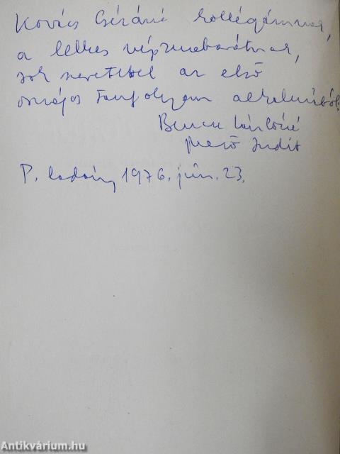A ladányi torony tetejébe... (dedikált példány)
