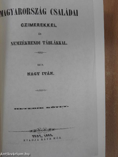 Magyarország családai czimerekkel és nemzékrendi táblákkal IV. (töredék)