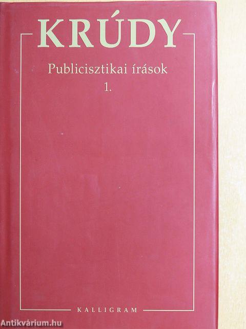 Publicisztikai írások 1.