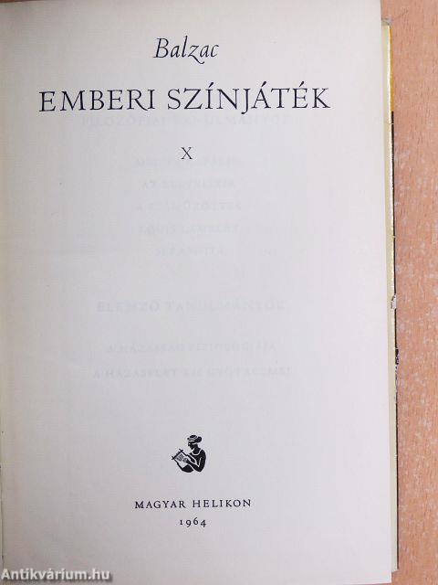 Emberi színjáték X.