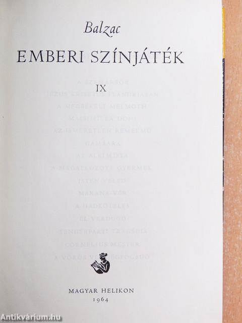 Emberi színjáték IX.