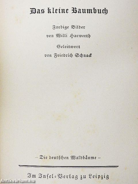 Das kleine Baumbuch (gótbetűs)