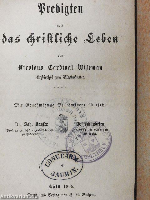 Predigten über das christliche Leben (gótbetűs)