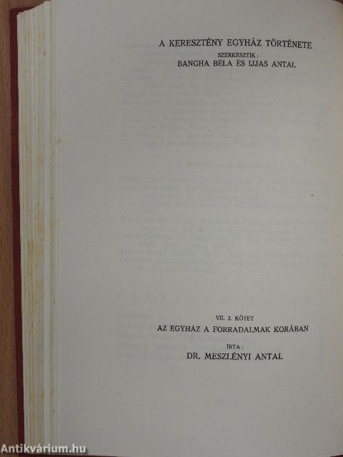 A keresztény egyház története VII/1-2.