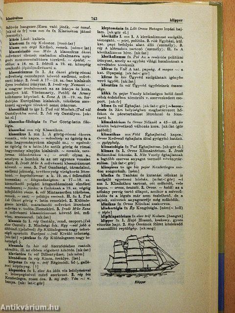 Magyar értelmező kéziszótár I-II.