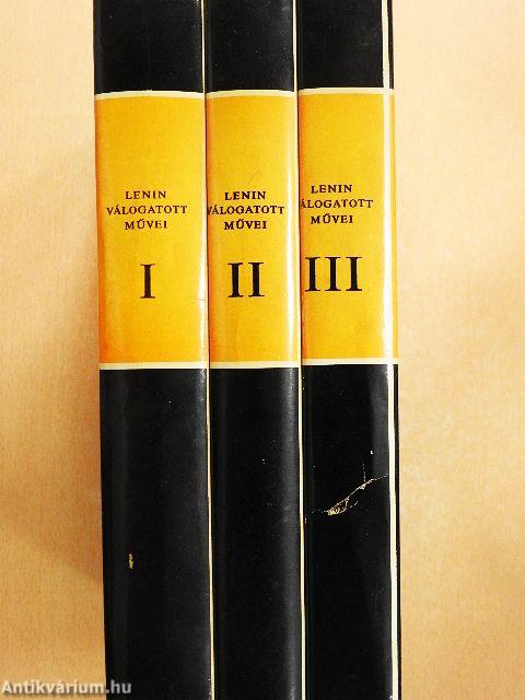 Lenin válogatott művei I-III.