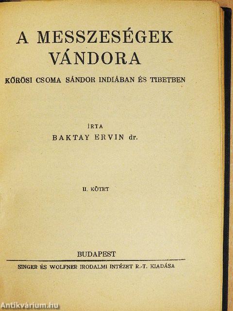 A messzeségek vándora I-II.