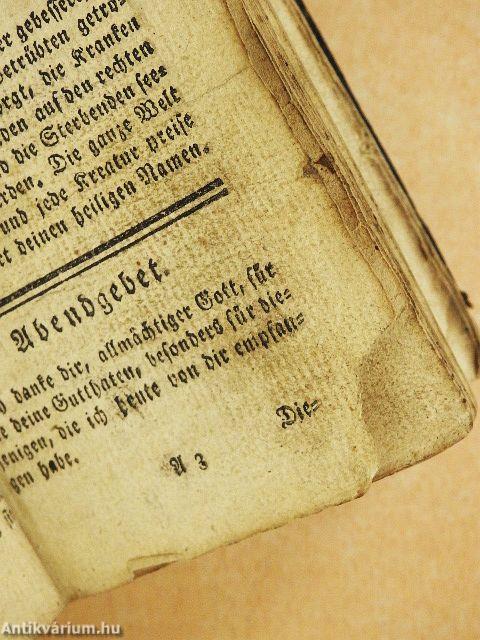 Sammlung verschiedener Gebete (gótbetűs)