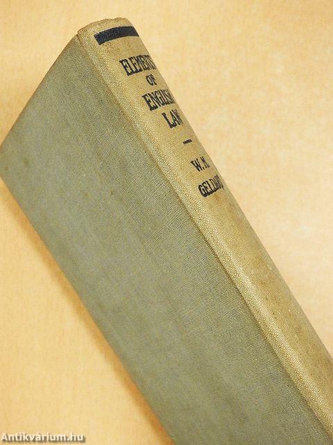 Elements of english law