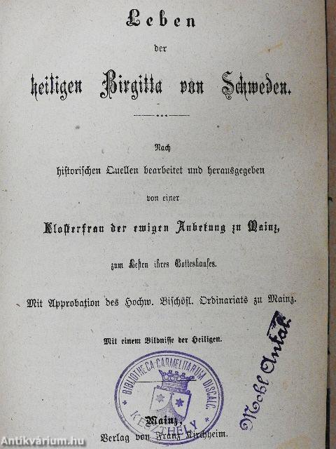 Leben der heiligen Birgitta von Schweden (gótbetűs)