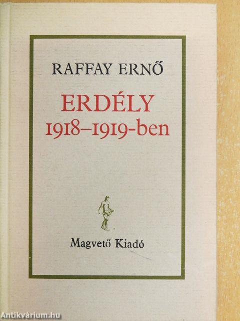 Erdély 1918-1919-ben