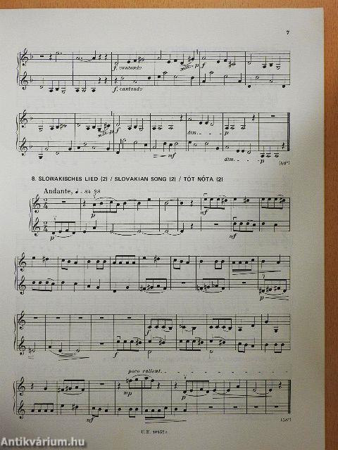 44 Duos für Zwei Violinen I.