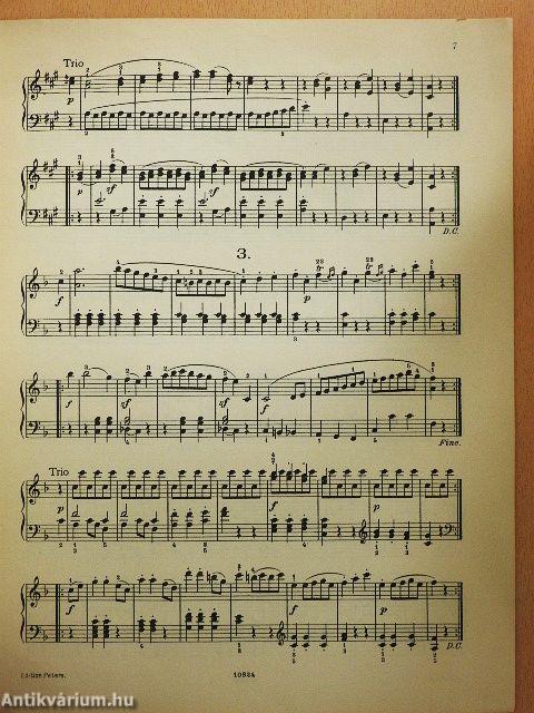 Ecossaisen und Deutsche Tänze