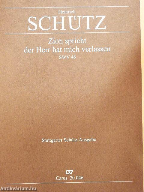 Zion spricht, der Herr hat mich verlassen