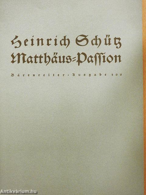 Matthäus-Passion (gótbetűs)