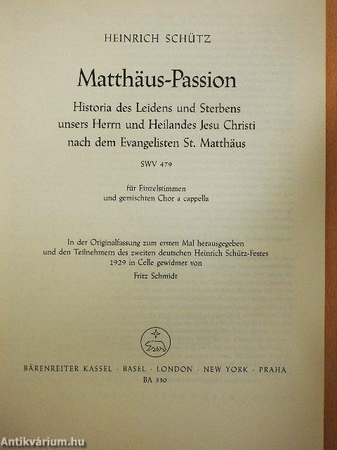 Matthäus-Passion (gótbetűs)