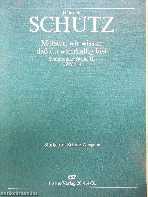 Meister, wir wissen daß du wahrhaftig bist