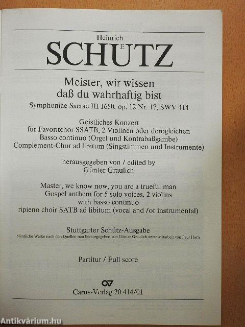 Meister, wir wissen daß du wahrhaftig bist