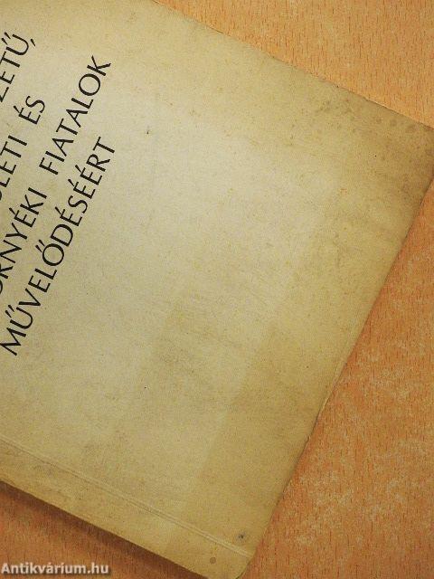 Egyetemisták a hátrányos helyzetű, peremkerületi és városkörnyéki fiatalok művelődéséért 1974/1