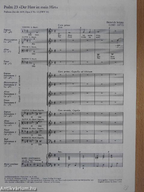 Psalm 23 »Der Herr ist mein Hirt«