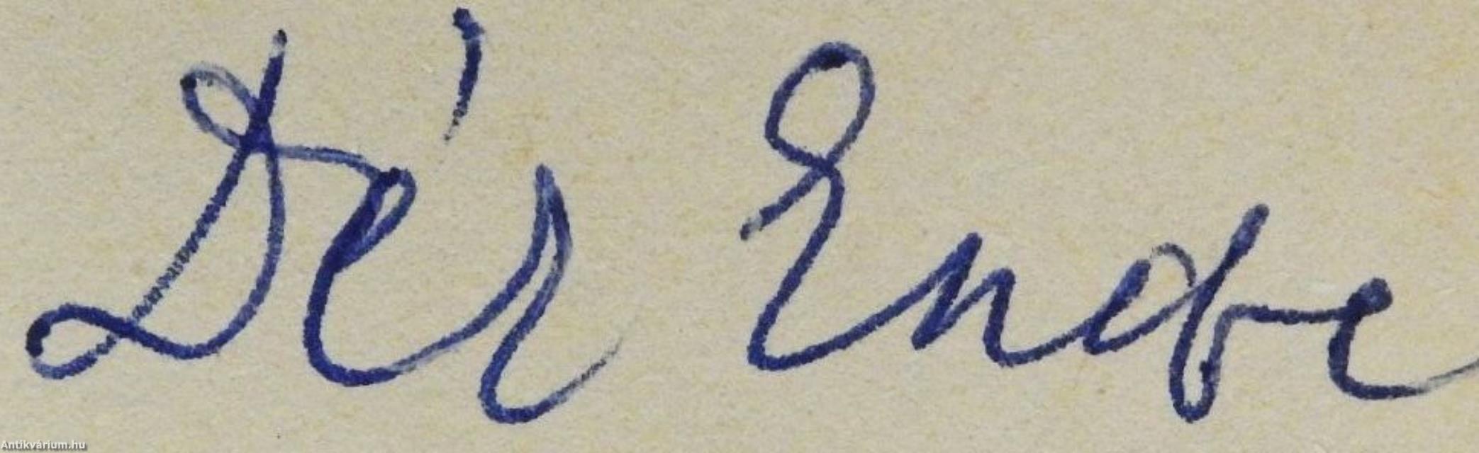 A bódé (dedikált példány)