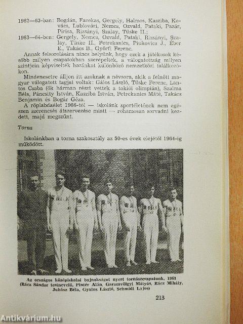 A Bajai III. Béla Gimnázium jubileumi emlékkönyve