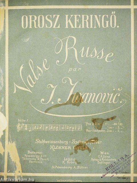 Operettek és keringők