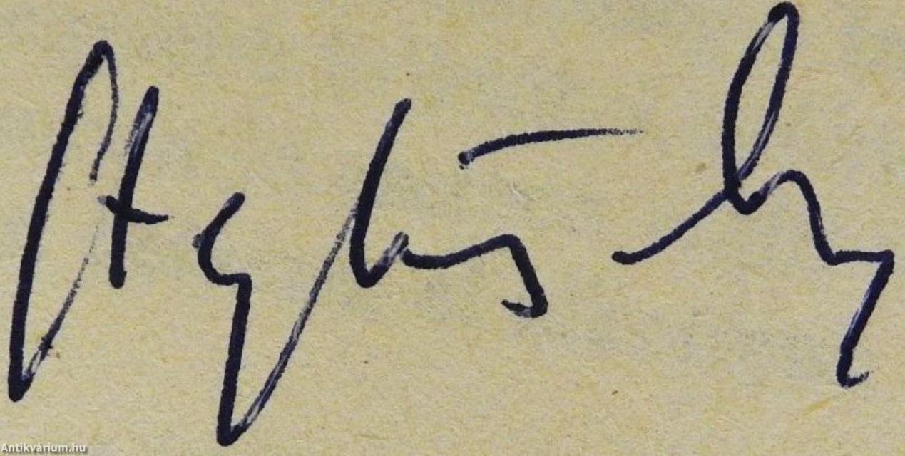 A magyar irodalom arcképcsarnoka (dedikált példány)