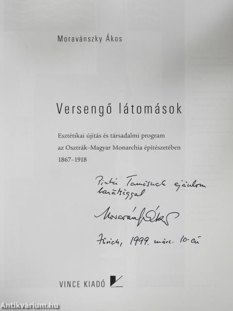 Versengő látomások (dedikált példány)