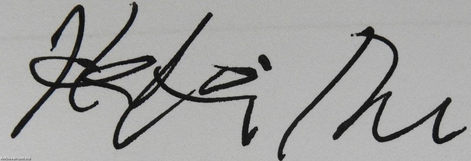 A magyar-német játszma (kétszeresen dedikált példány)