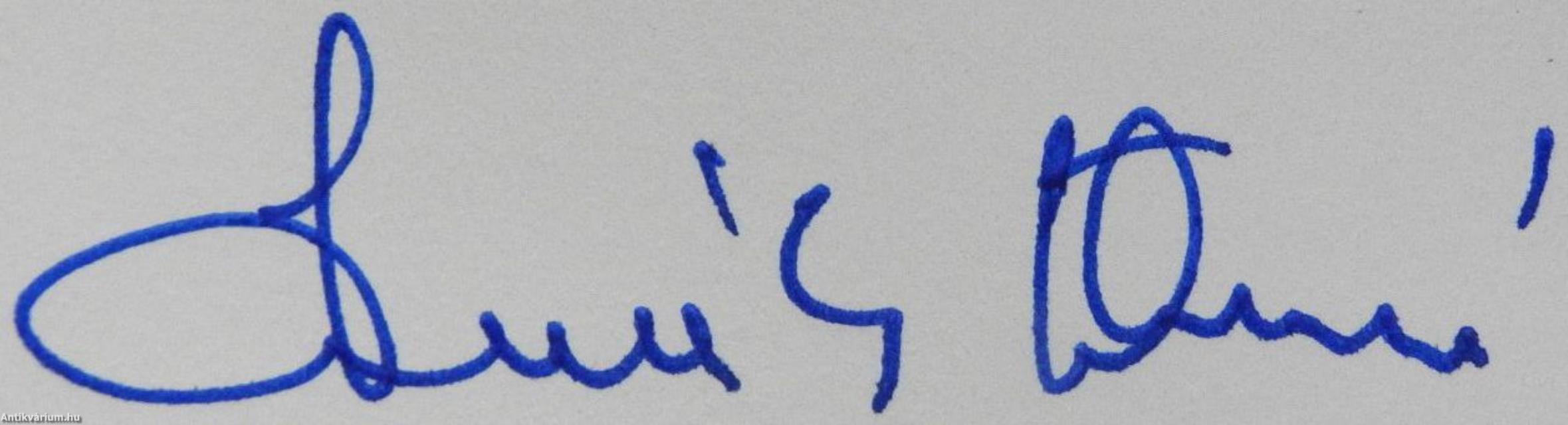 A magyar-német játszma (kétszeresen dedikált példány)