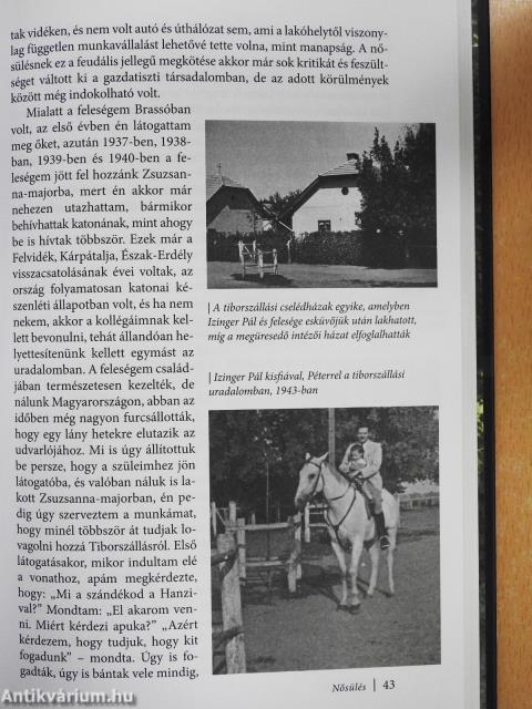 Izinger Pál életútja (dedikált példány)