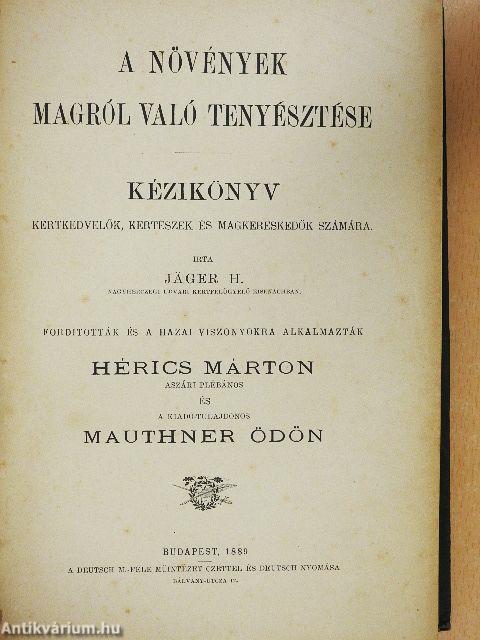 A növények magról való tenyésztése