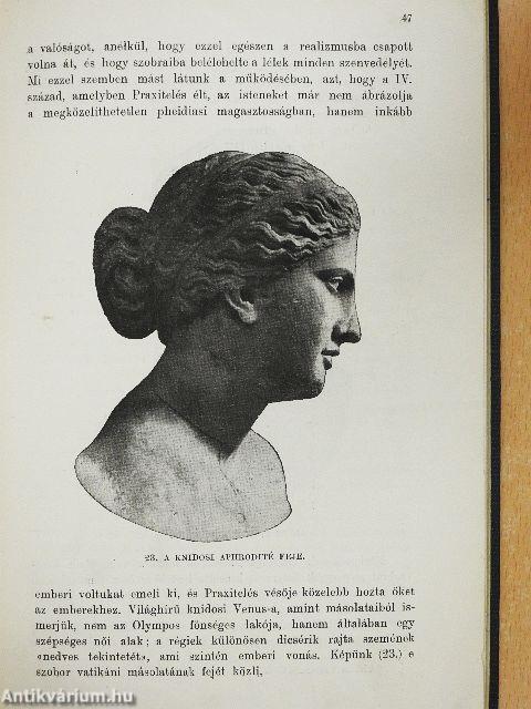 A görög művészet kiválóbb alkotásainak ismertetése