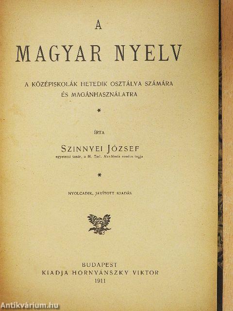 A magyar nyelv