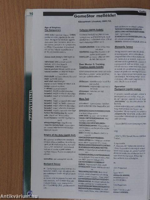 GameStar 2001. december