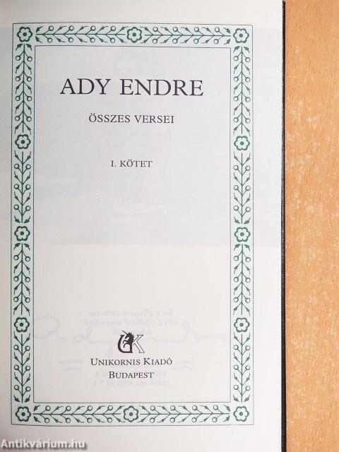 Ady Endre összes versei I-III.