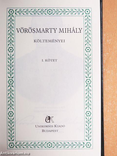 Vörösmarty Mihály költeményei I. (töredék)