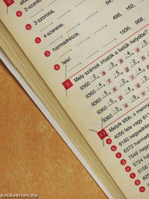 Matematika 4. - Gyakorló I.