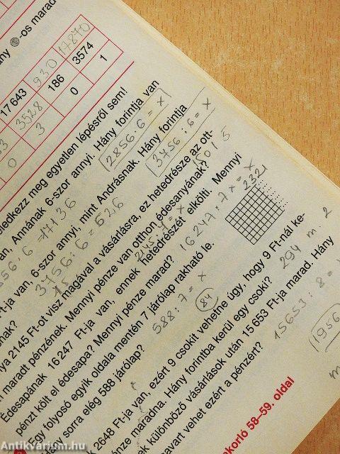 Matematika 4. - Gyakorló I.