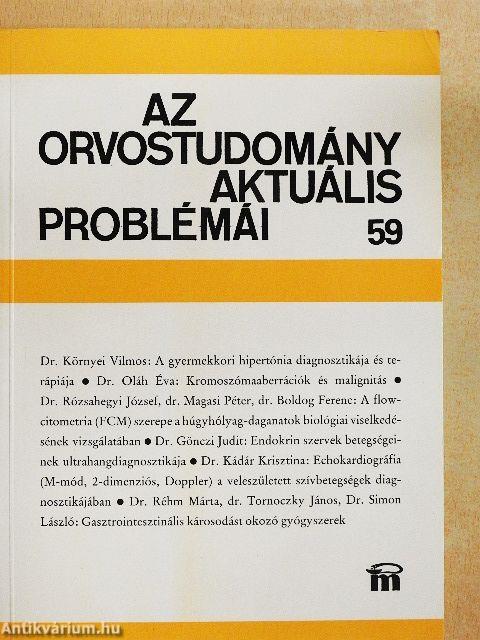 Az orvostudomány aktuális problémái 59.