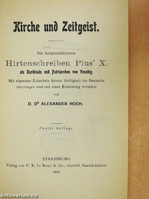 Kirche und Zeitgeist