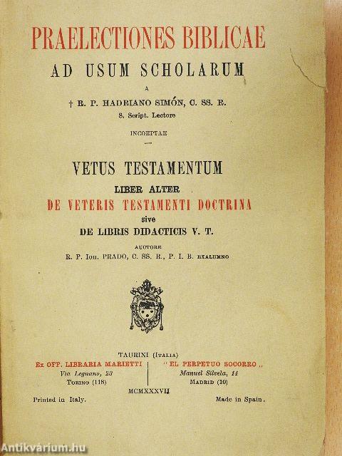 Praelectiones Biblicae II.