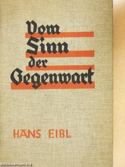 Vom Sinn der Gegenwart (gótbetűs)