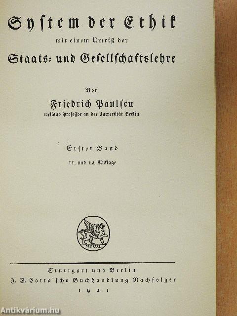 System der Ethik 1-2. (gótbetűs)