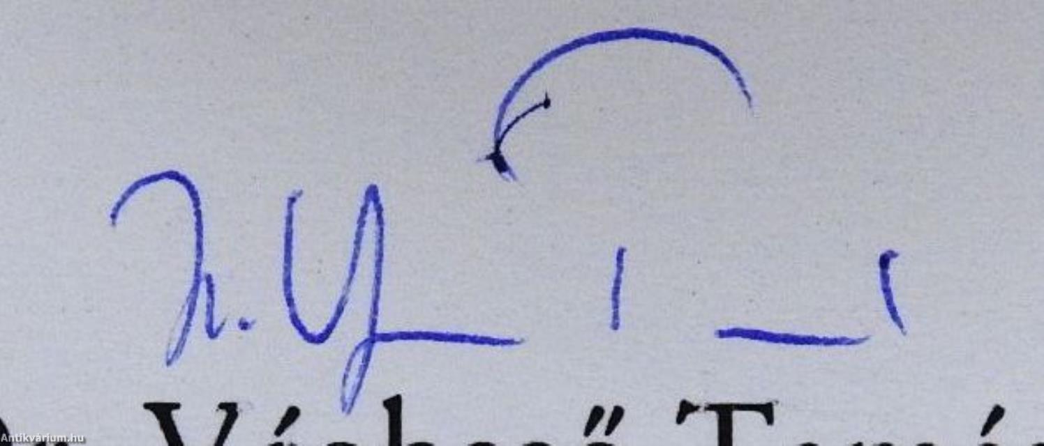 Bacsinszky András munkácsi püspök (aláírt példány)