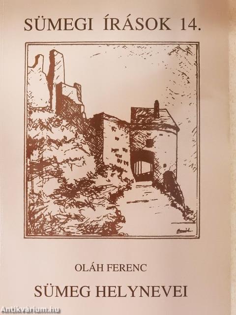 Sümeg helynevei (dedikált példány)